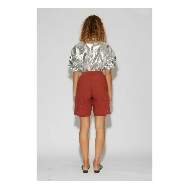 Roseanna Short Barthstuds Emiliano | Terracotta