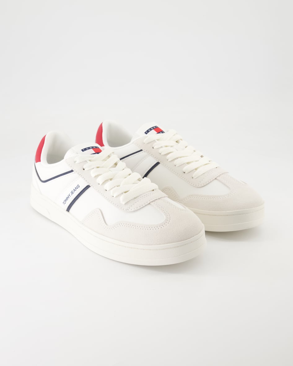 Tommy Hilfiger TJM Leather Retro Sneaker in Beige
