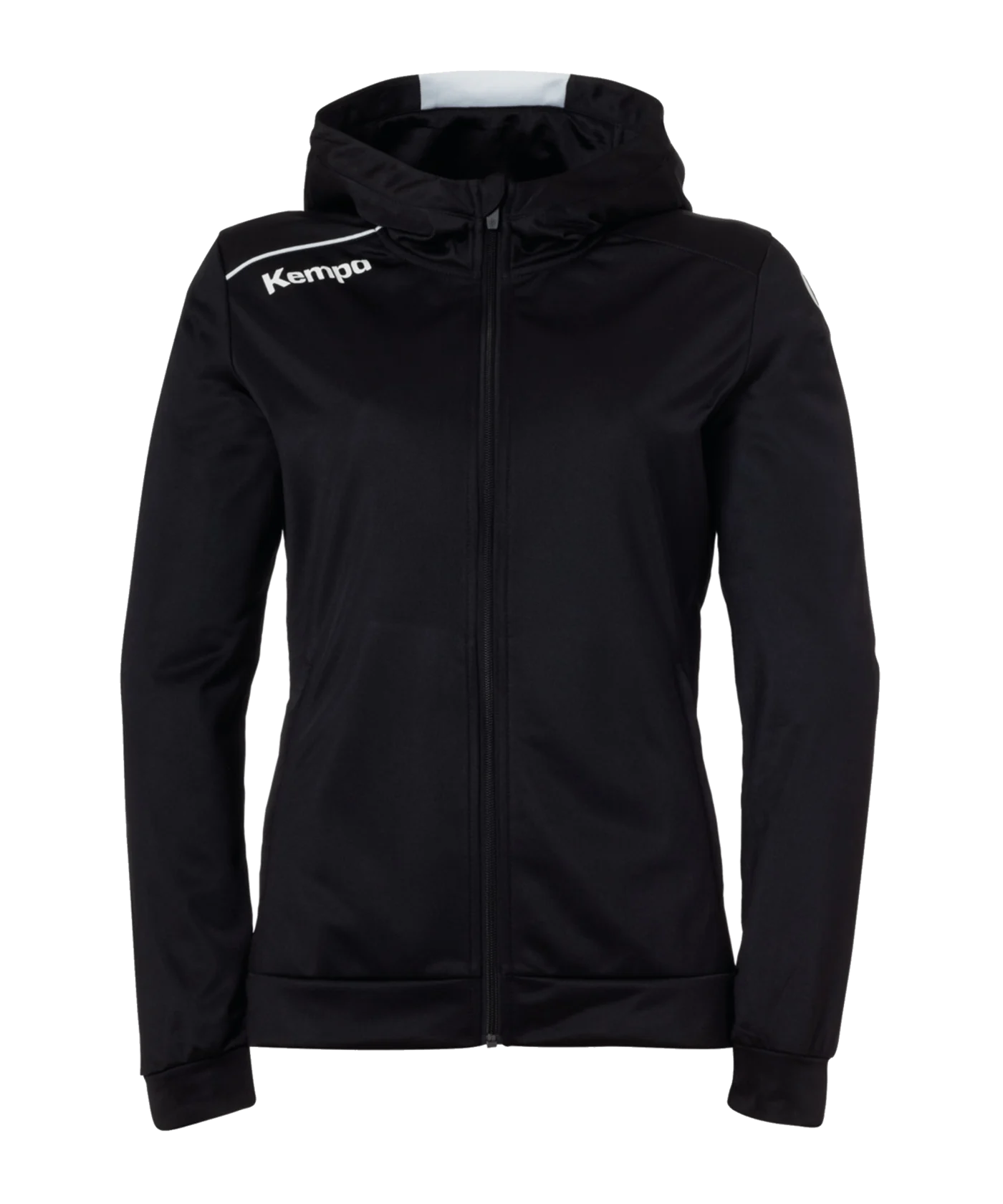 Kempa Player Kapuzenjacke Damen Schwarz Weiss F01