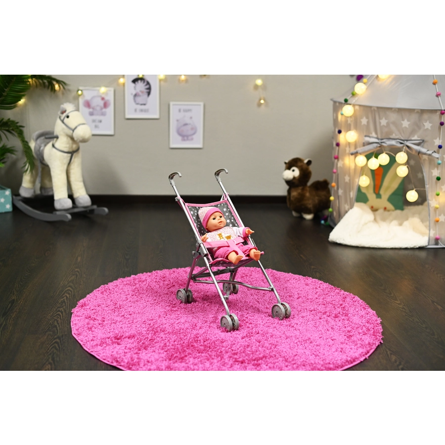 knorr toys® Puppenbuggy Sim - star grey