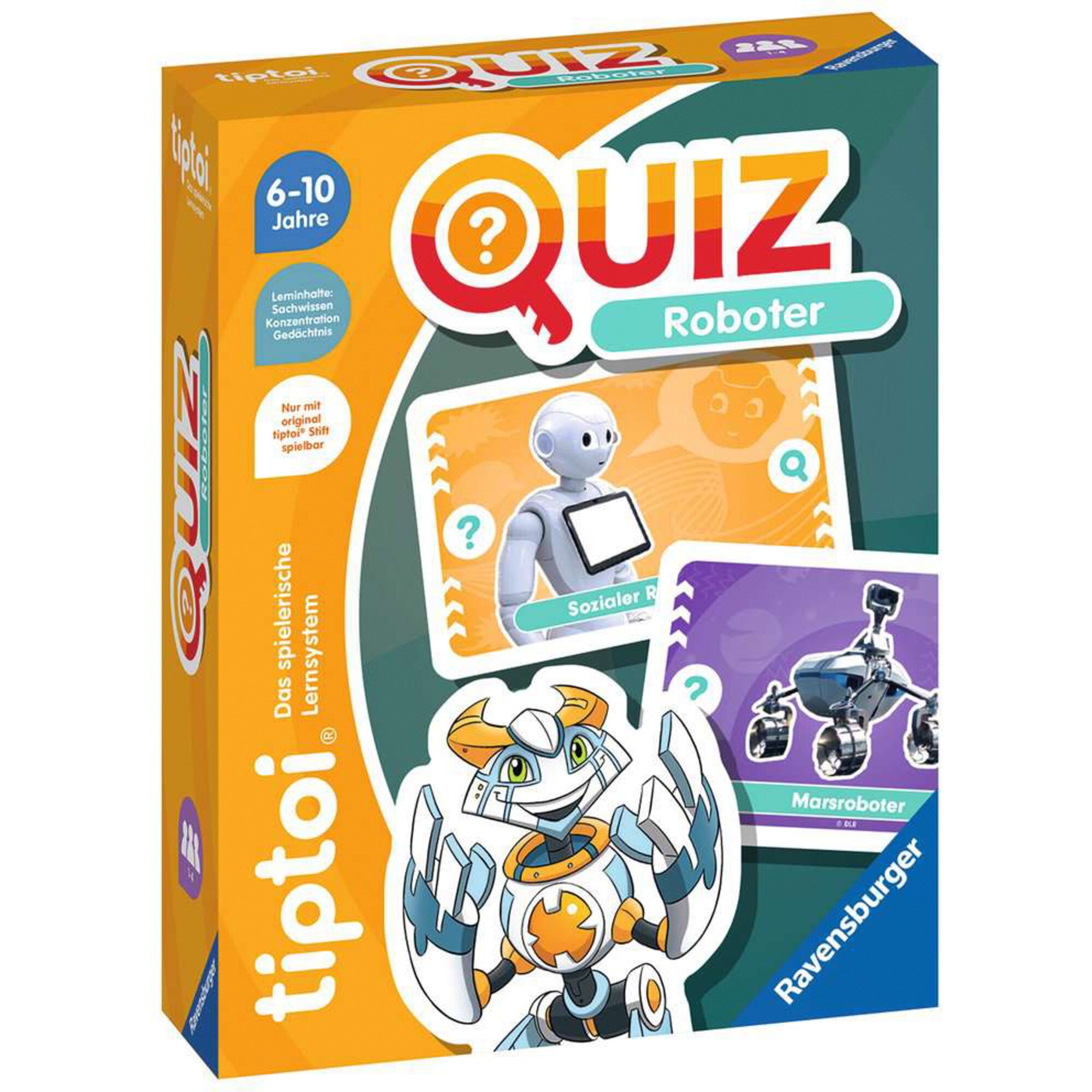 Ravensburger Quizspiel tiptoi Quiz Roboter