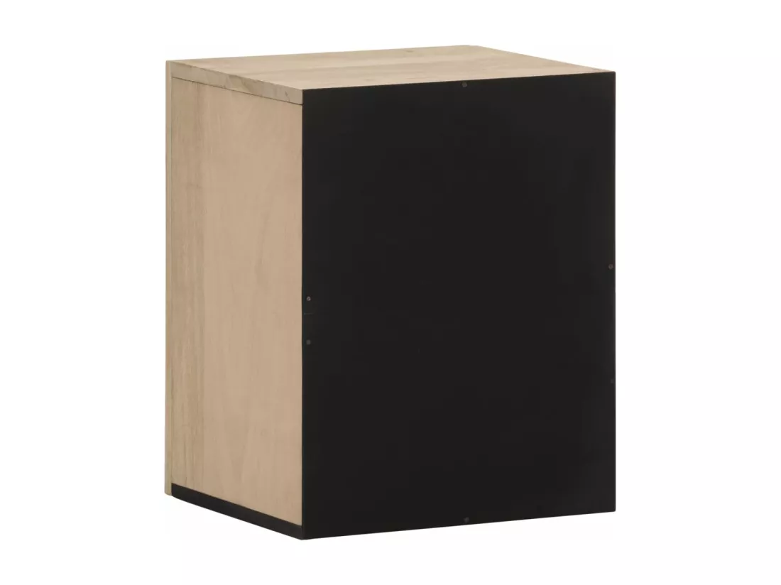 Armoire de salle de bain murale 38x33x48cm bois massif manguier