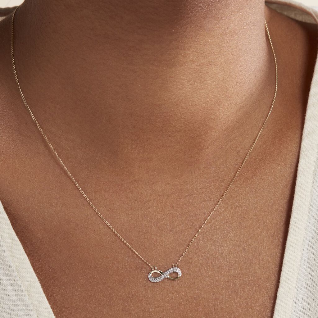 Collier Chacha Or Jaune Diamant