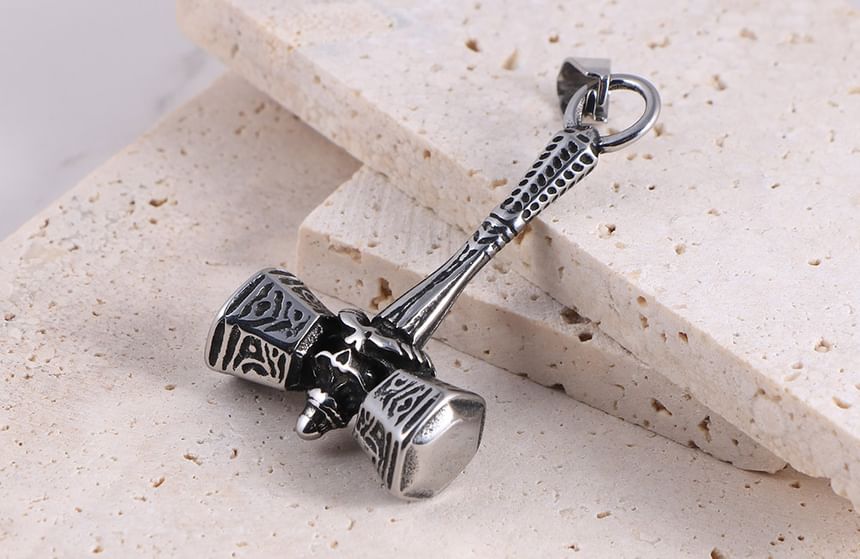 Prushia - Mjolnir hamerhanger / ketting / set van roestvrij staal
