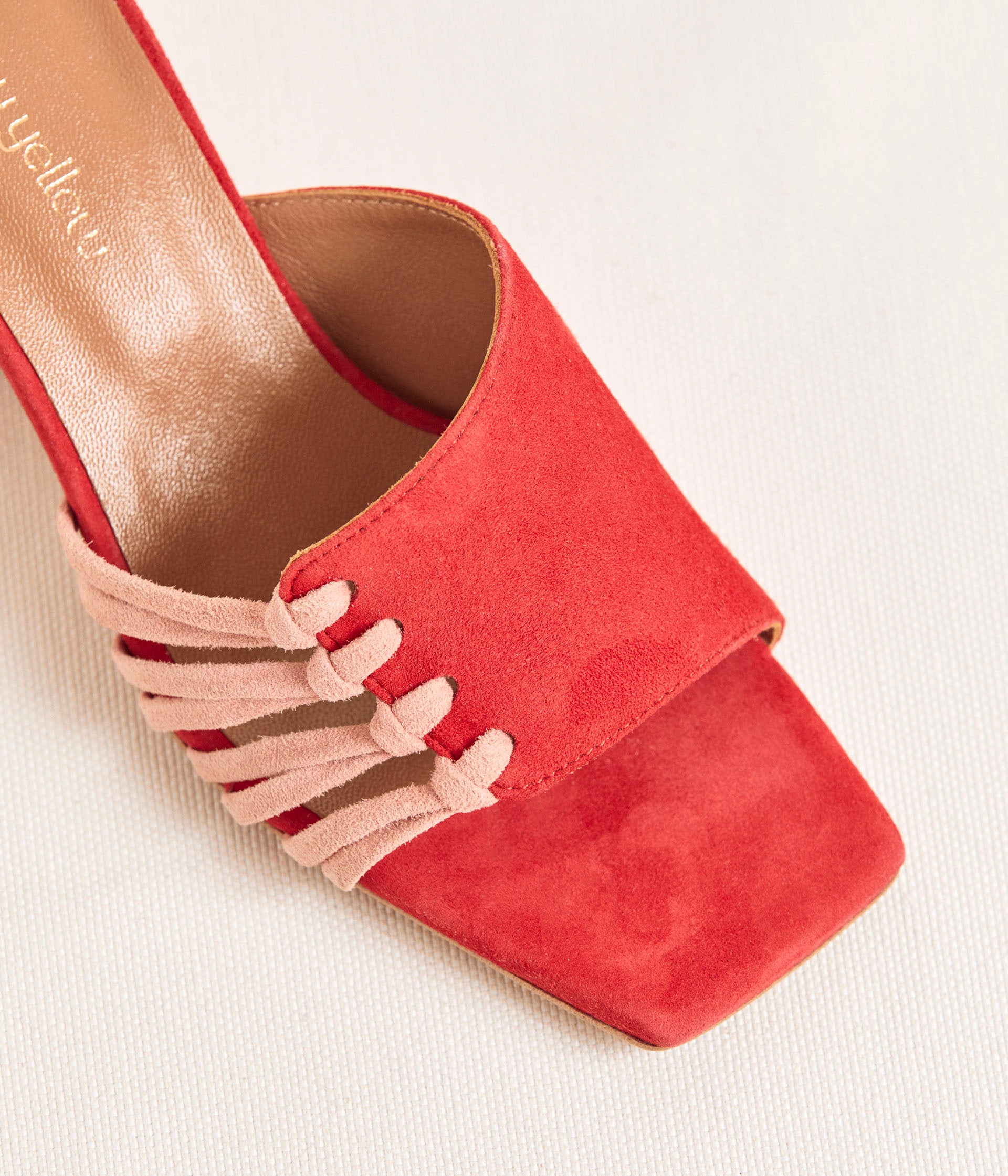 Mules rouges Tracy