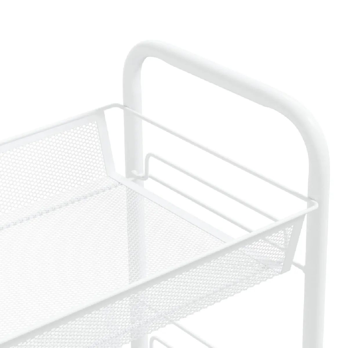 vidaXL Chariot de cuisine - Blanc