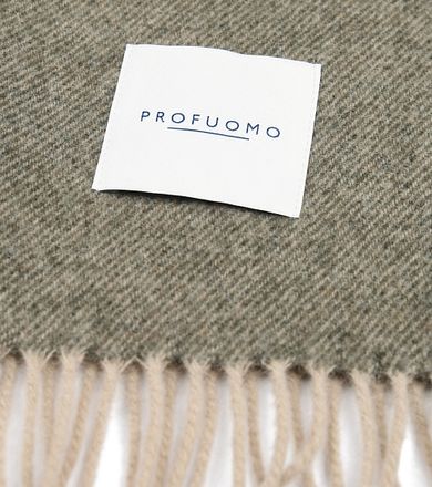 Profuomo Sjaal Lamswol Groen PPUS30001H-6 kopen