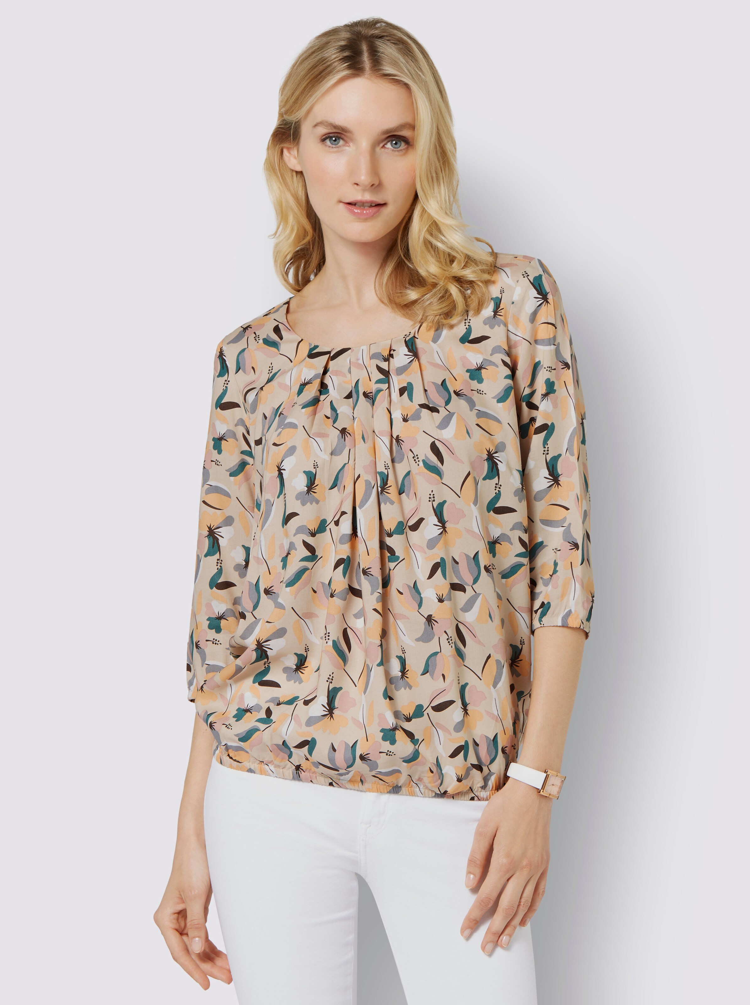 Druckbluse