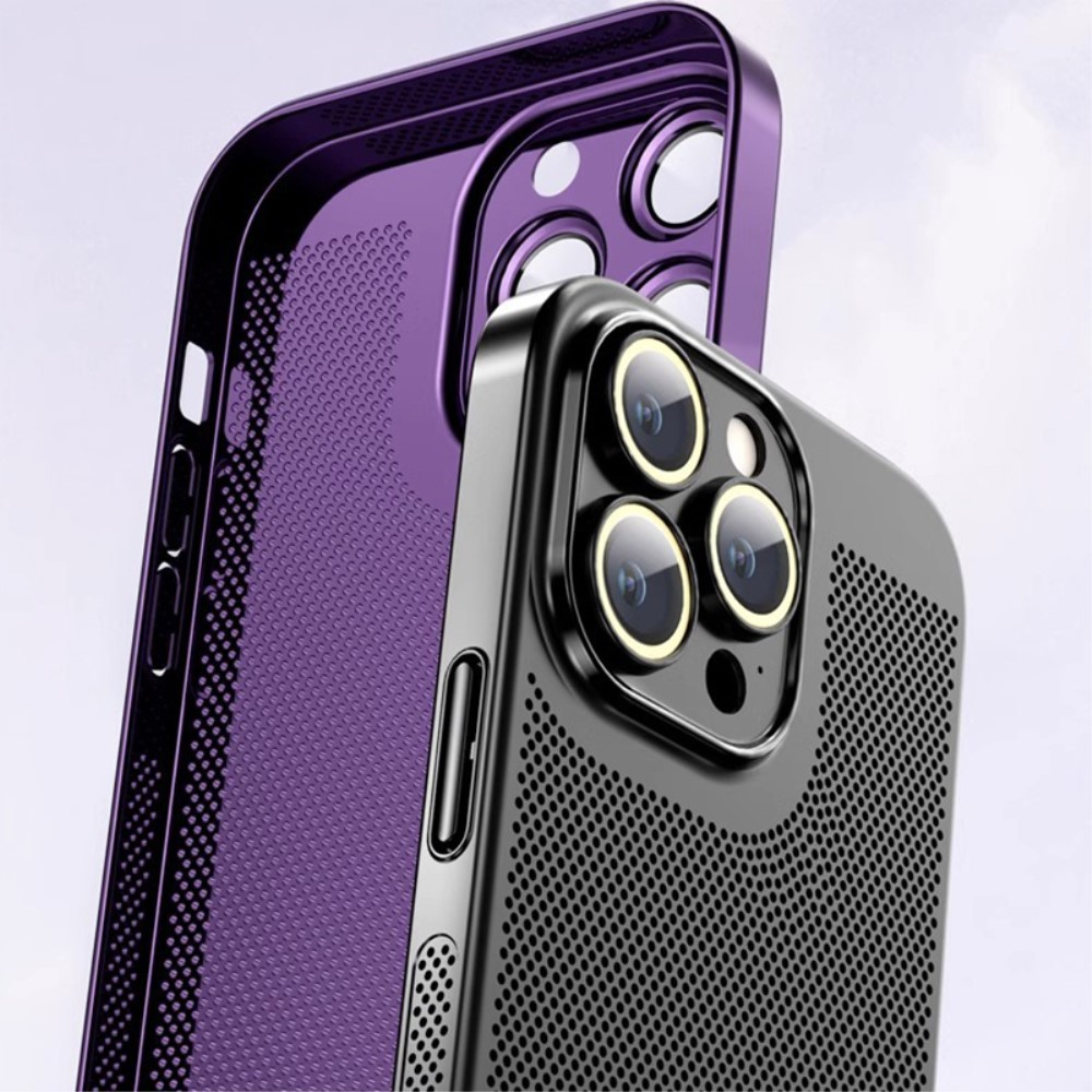 iPhone 15 Hardcase Hülle mit Kameraschutz - Rosa