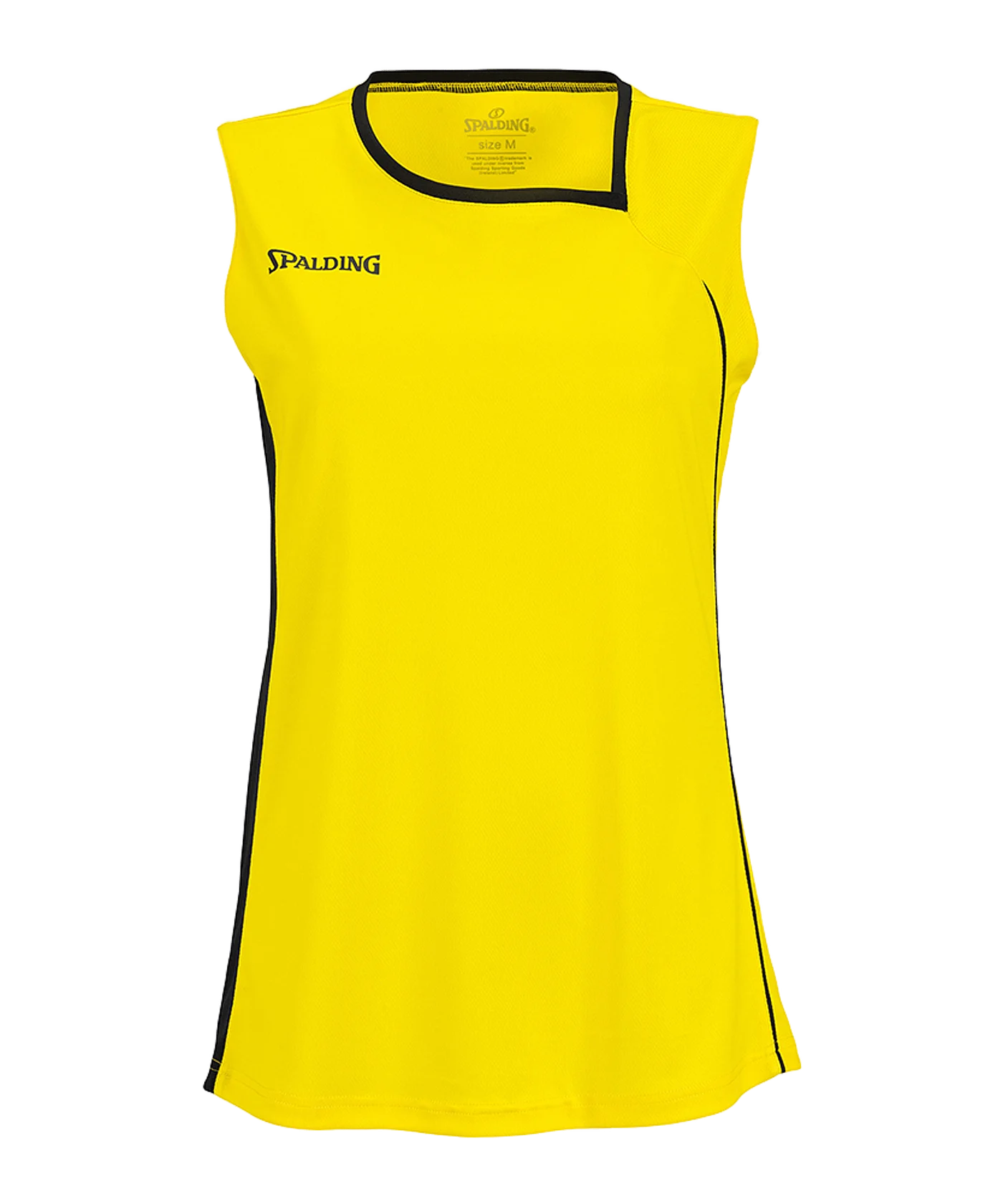 Spalding 4HER II Tank Top Damen Gelb Schwarz F06