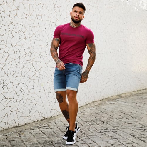 Short Jean Rick Icon Bleu Denim
