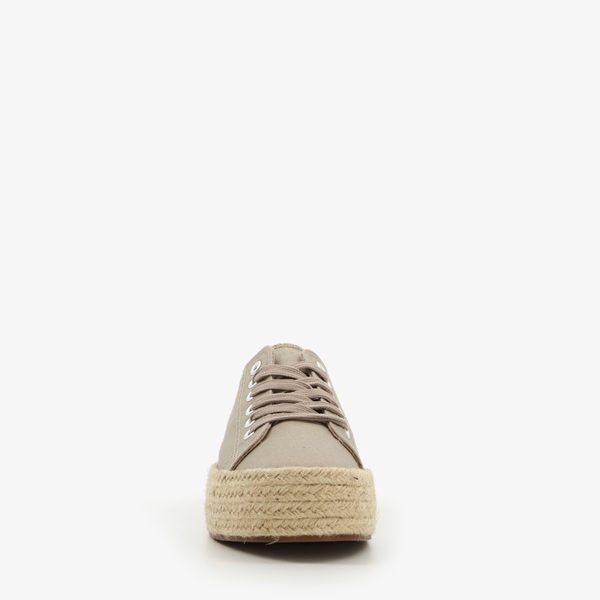 Blue Box dames sneakers met jute details