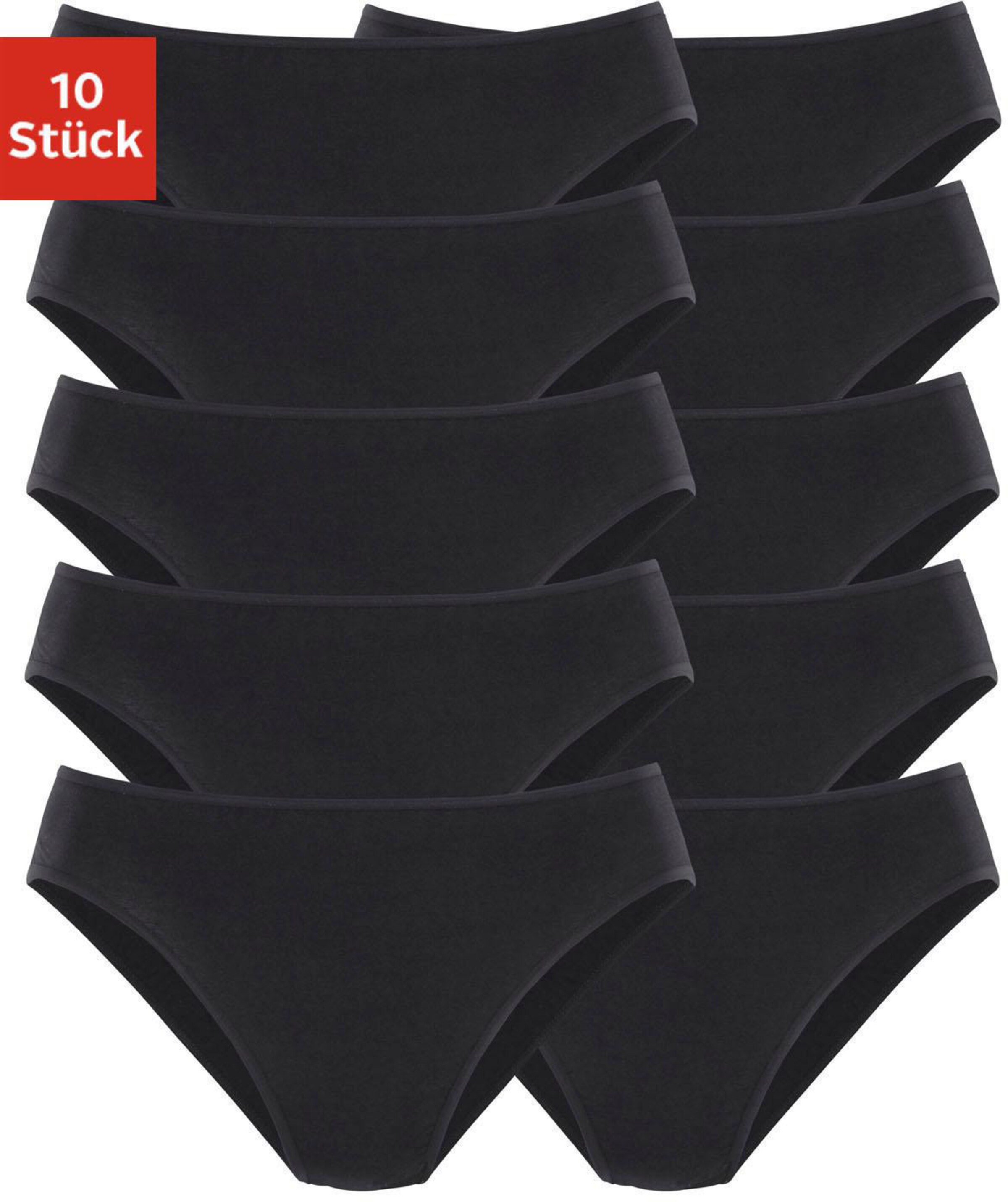 petite fleur Bikinislip in schwarz
