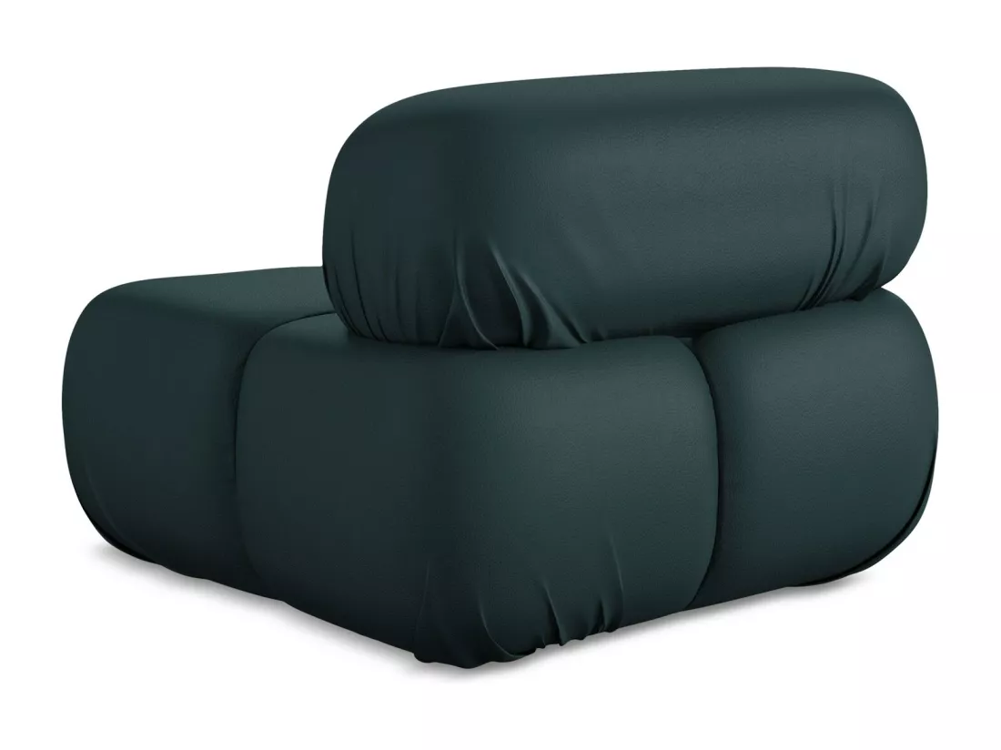 Fauteuil en Cuir artificiel - marin - LOKUA