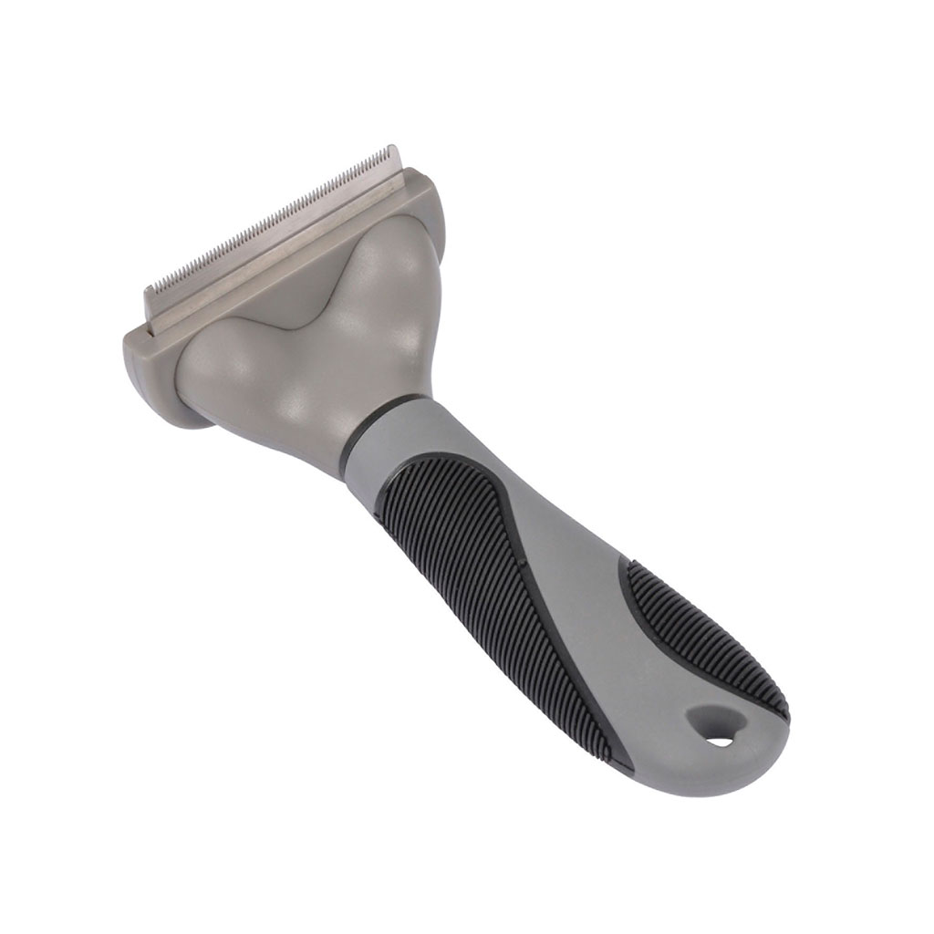 Brosse sous poils ergonomique chien et chat