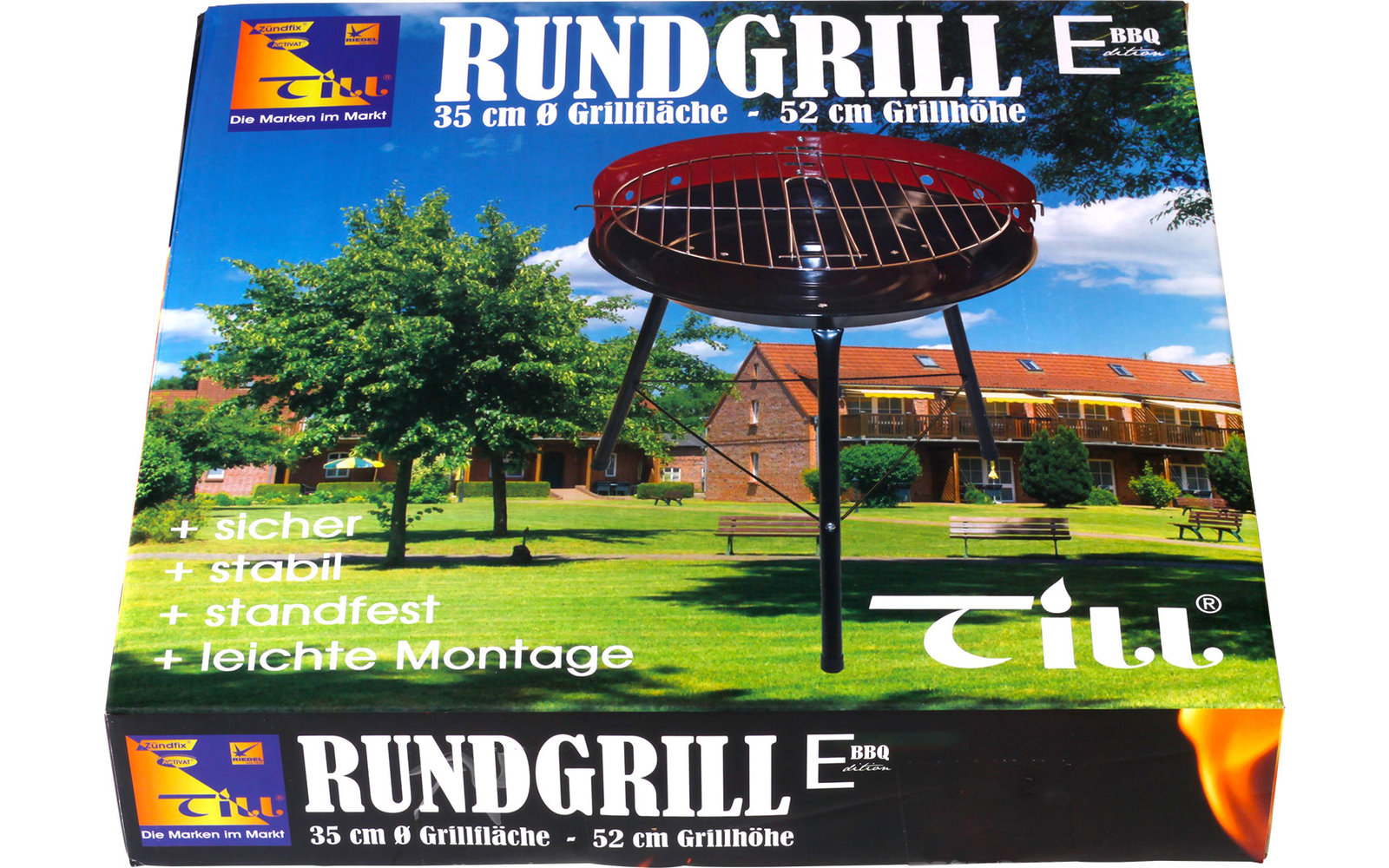 Till Holzkohlegrill / Rundgrill 35 cm