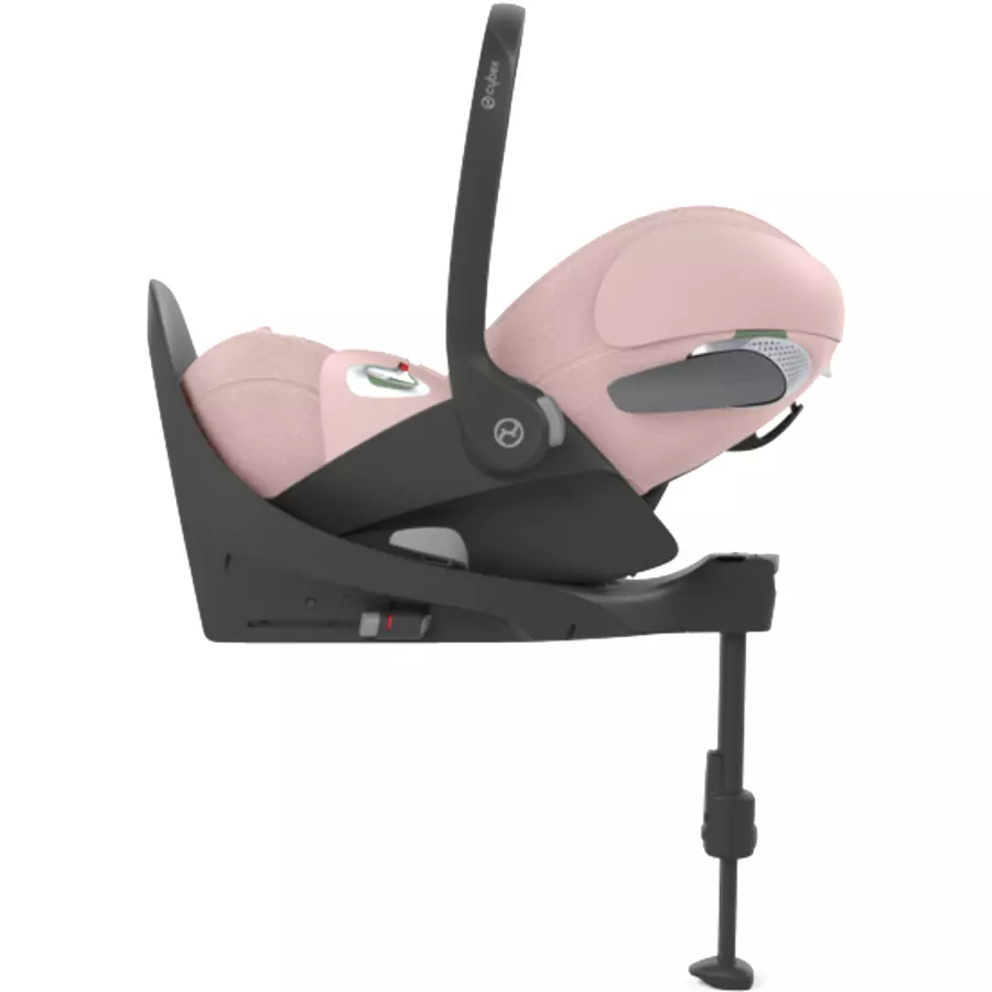 cybex PLATINUM Babyschale Cloud T I-Size Peach Pink Plus mit Basisstation Base T