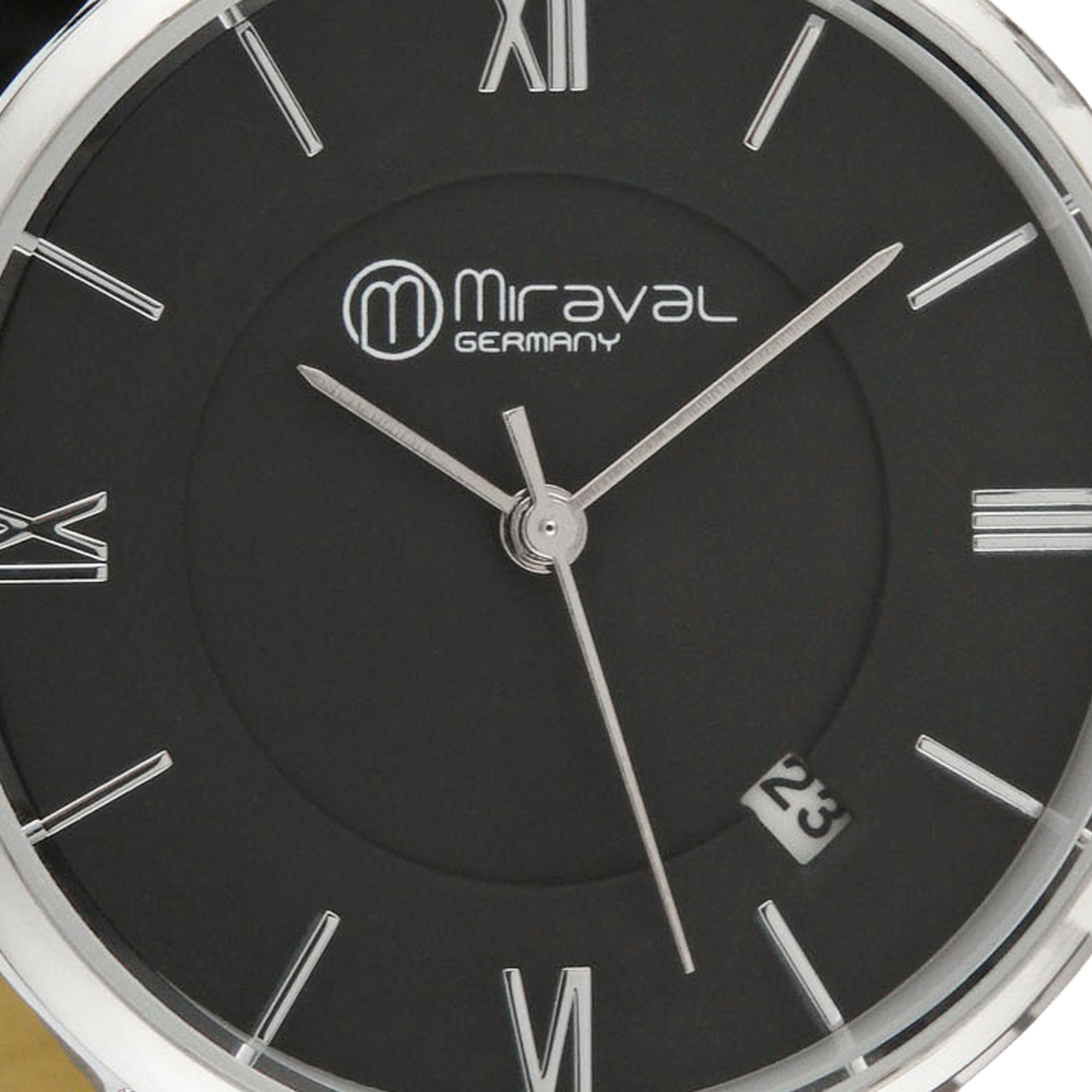 MiravalMiraval Damenarmbanduhr mit Datumsanzeige Lederarmband