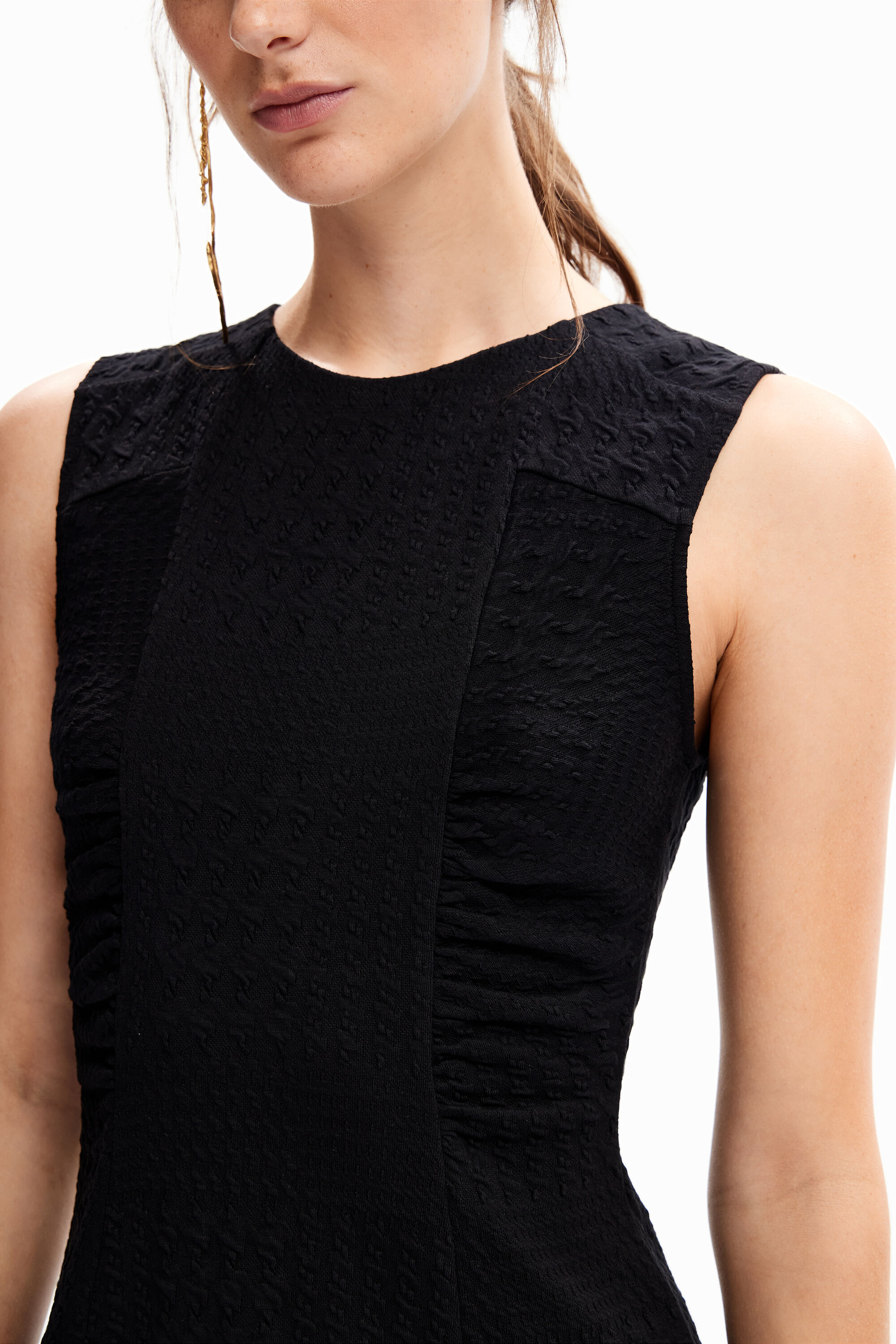 Mini-robe texturée