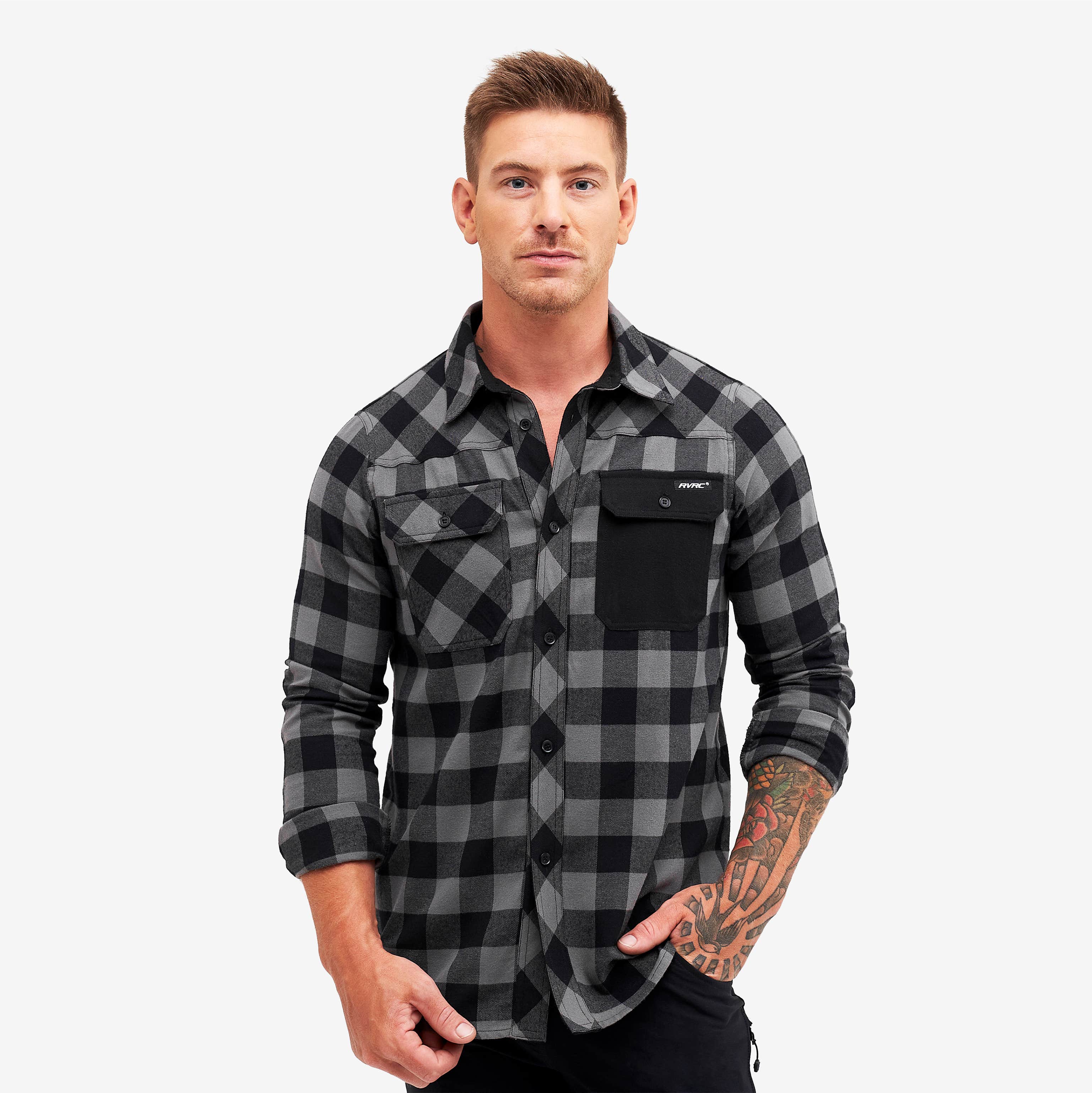 Campfire Shirt Herre Black/Anthracite