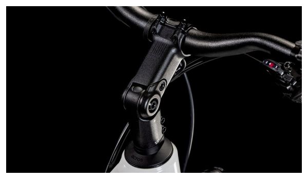 VTC Électrique Cube Touring Hybrid One 625 Trapeze Shimano Cues 9V 625 Wh 700 mm Blanc Cotton Gris 2025