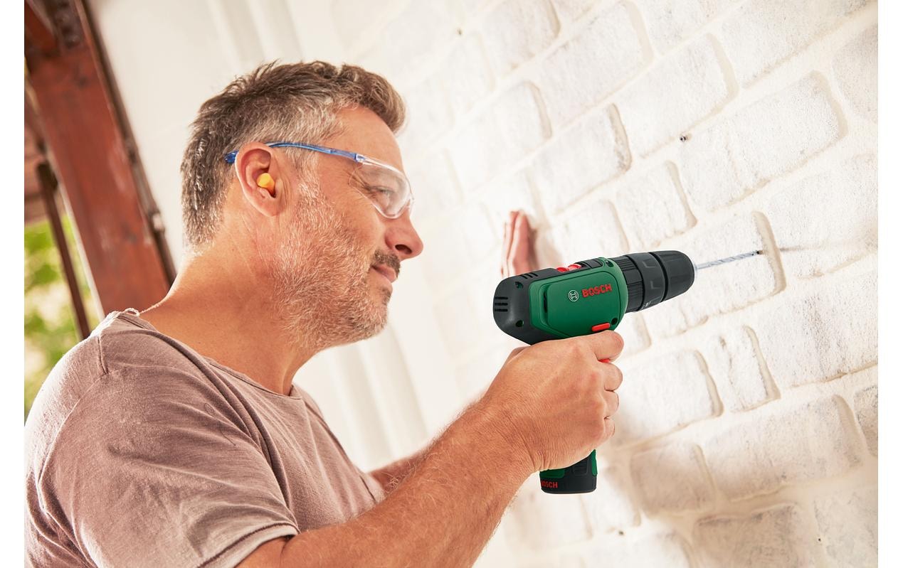 BOSCH Akku-Schlagbohrmaschine »Easy« Mit Akku/LadegerätBohren, Schlagbohren, Schrauben