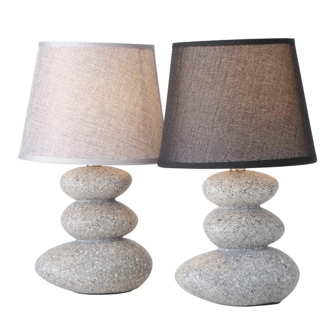 Tischleuchte Piedra, 2er-Set