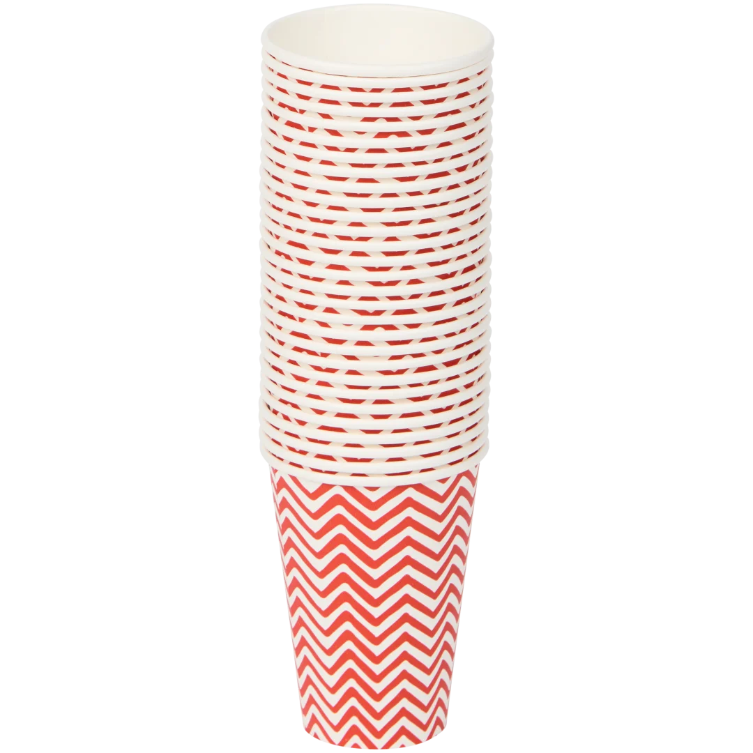 Papieren bekers 200 ml | 30 stuks | diverse varianten
