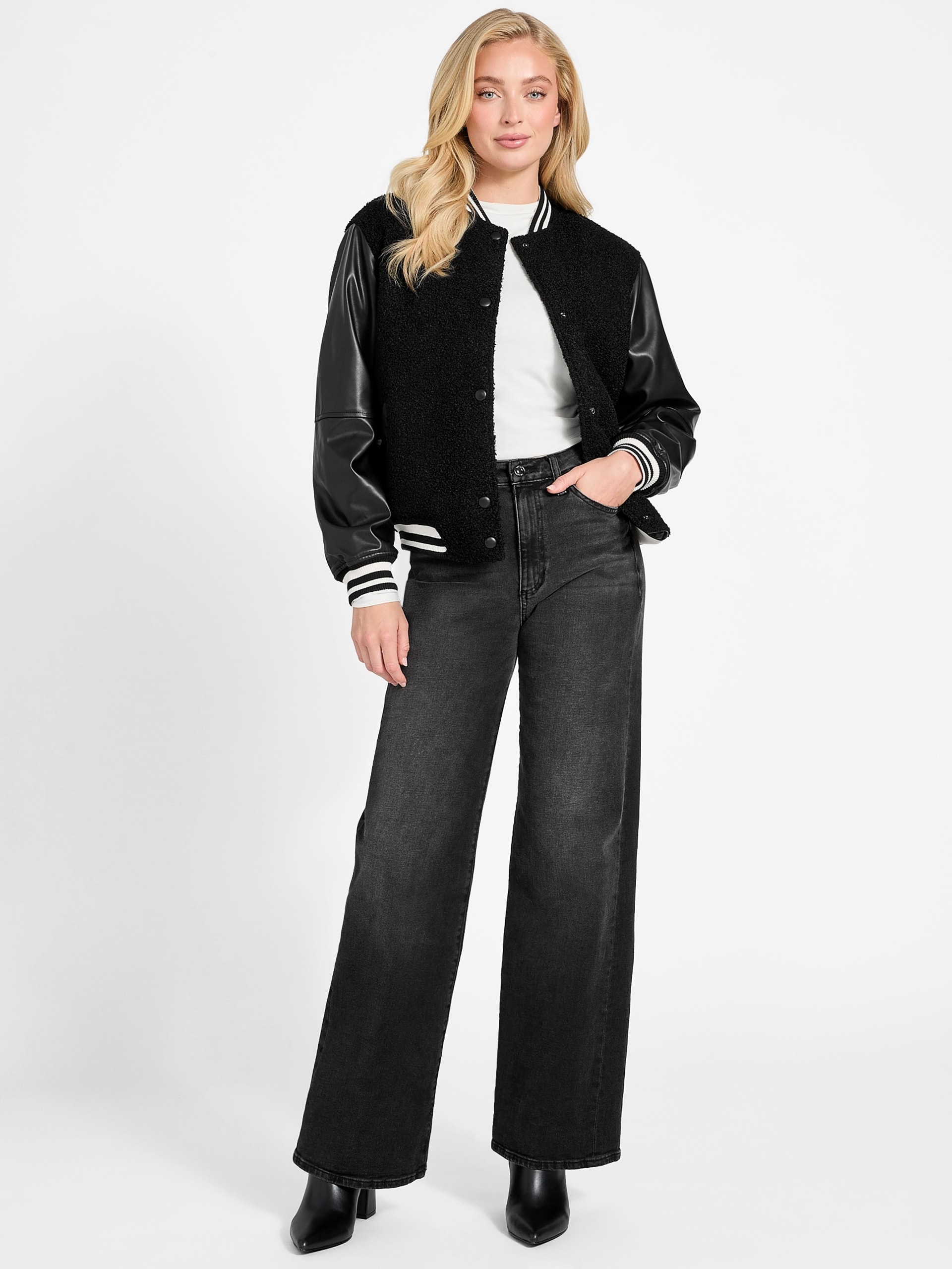 Jaqueta Eco Danielle Boucle Varsity