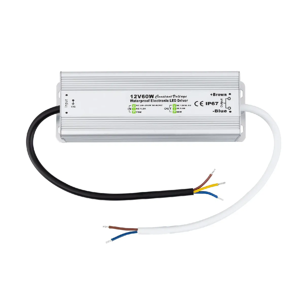 Ledkia Bloc d'Alimentation Étanche 60W