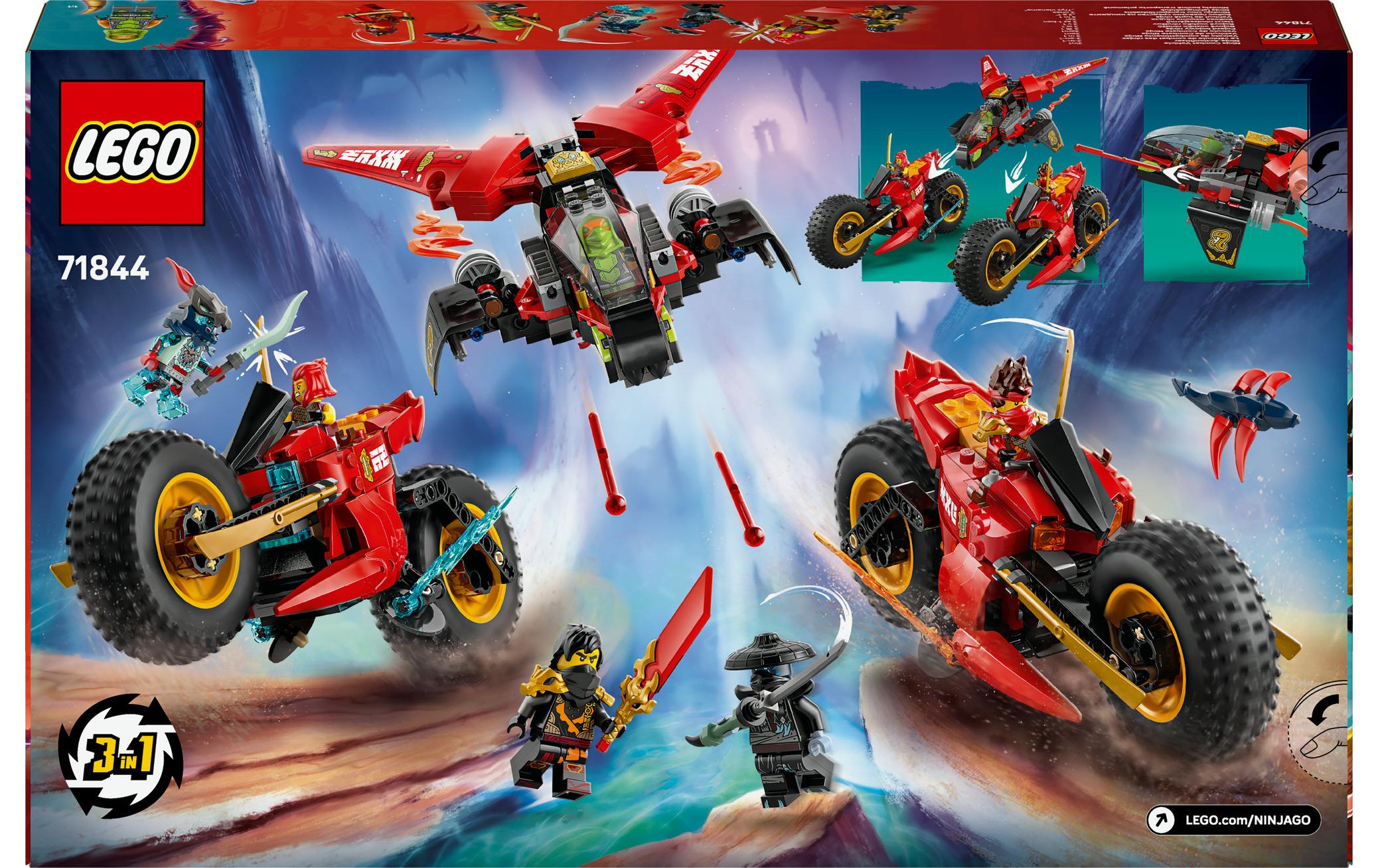 Ninjago Ninja-Actionflitzer 71844Spielset mit 6 Minifiguren