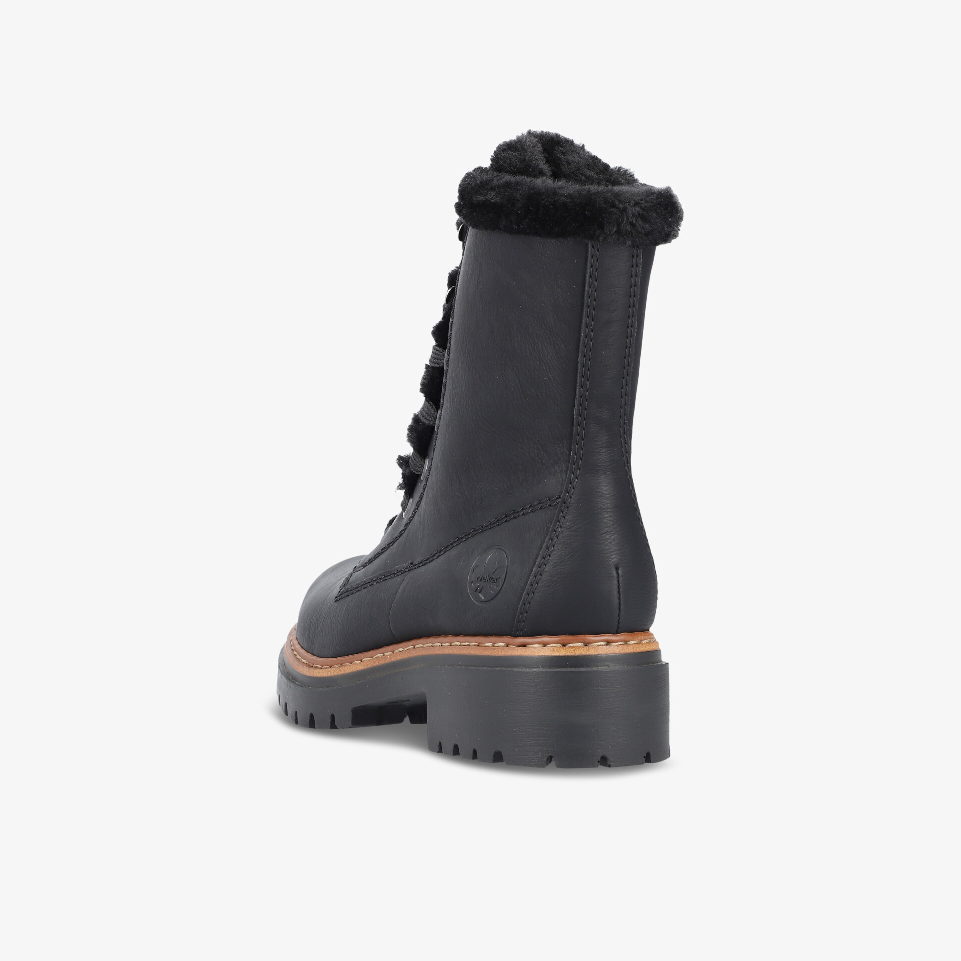 rieker Damen Winter Boots schwarz