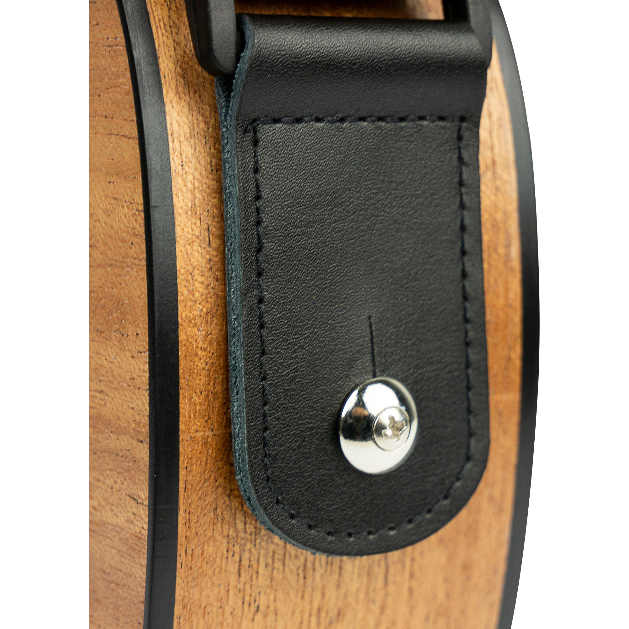 Cascha HH 2292 ukelele draagband katoen zwart