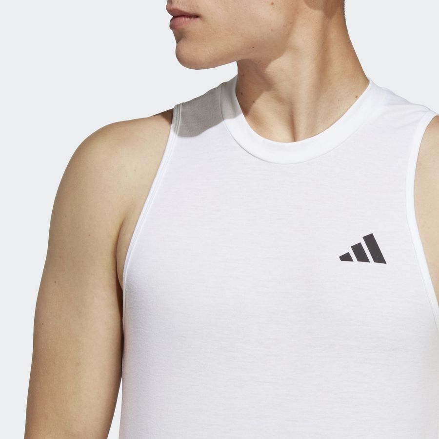 adidas T-shirt d'Entraînement FeelReady Essentials Sleeveless - Blanc/Noir