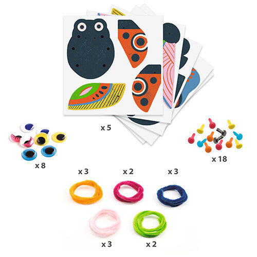 Djeco knutselset rijgen - yarn bugs