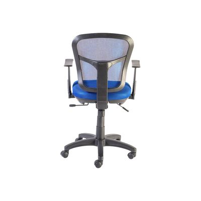 Fauteuil de bureau PHOENIX - accoudoirs fixes - Bleu