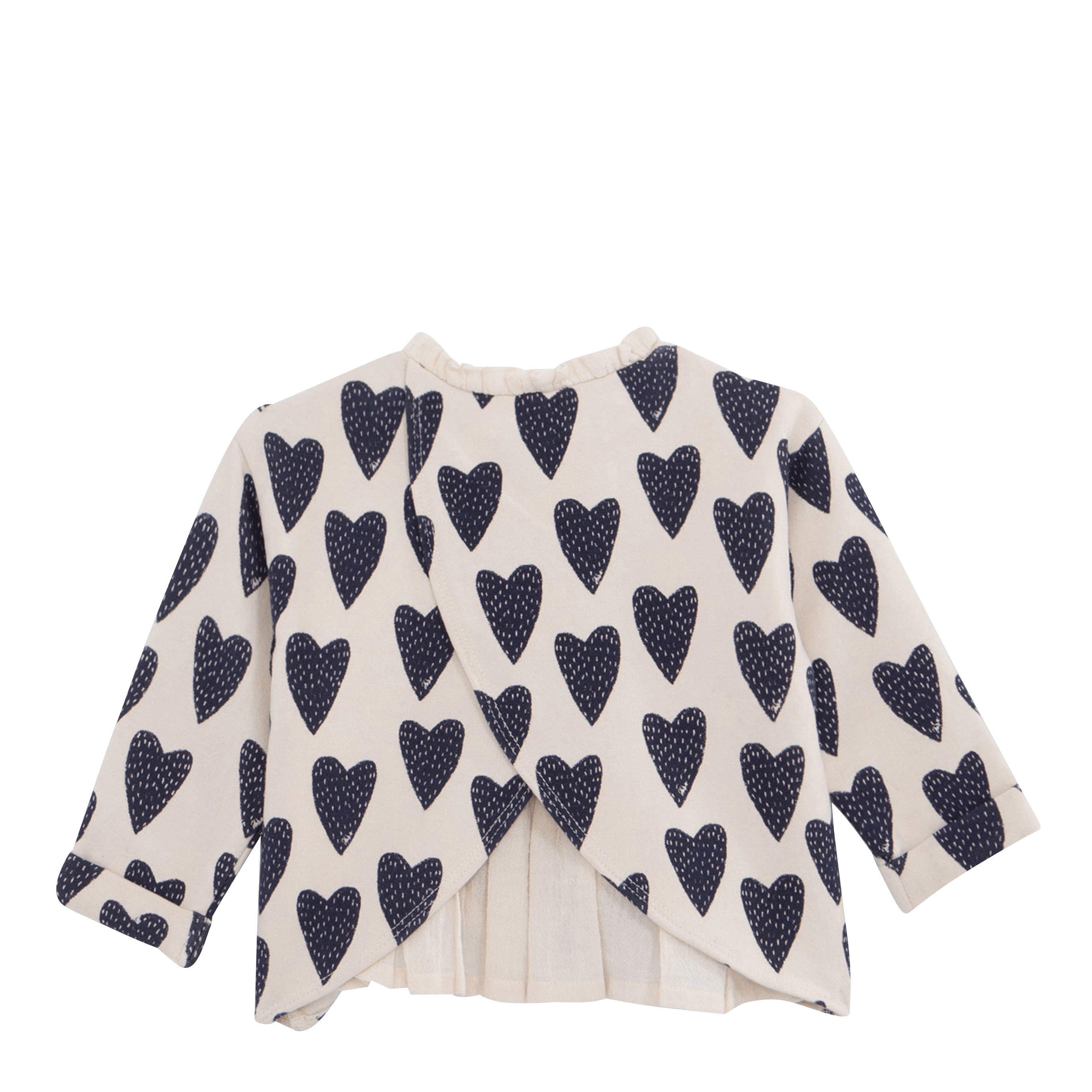 Sweat imprimé en coton mélangé | Blanc