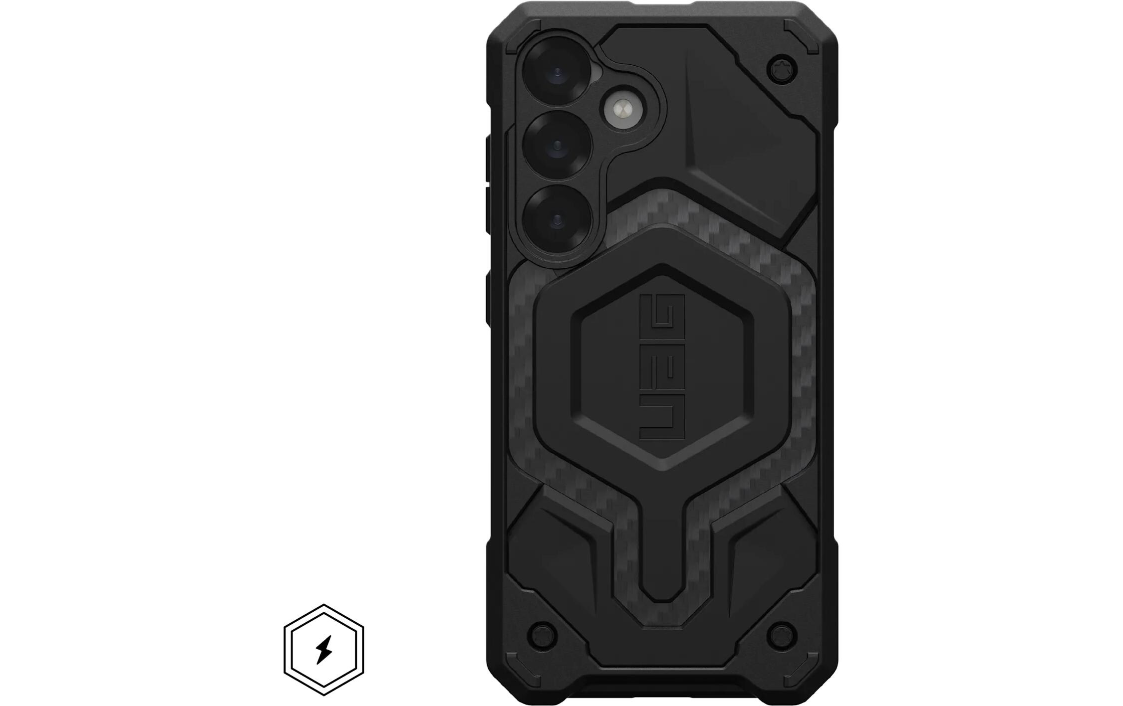 Back Cover Monarch Pro Galaxy S25 Carbon FiberSchutzhülle für das Samsung Galaxy S25