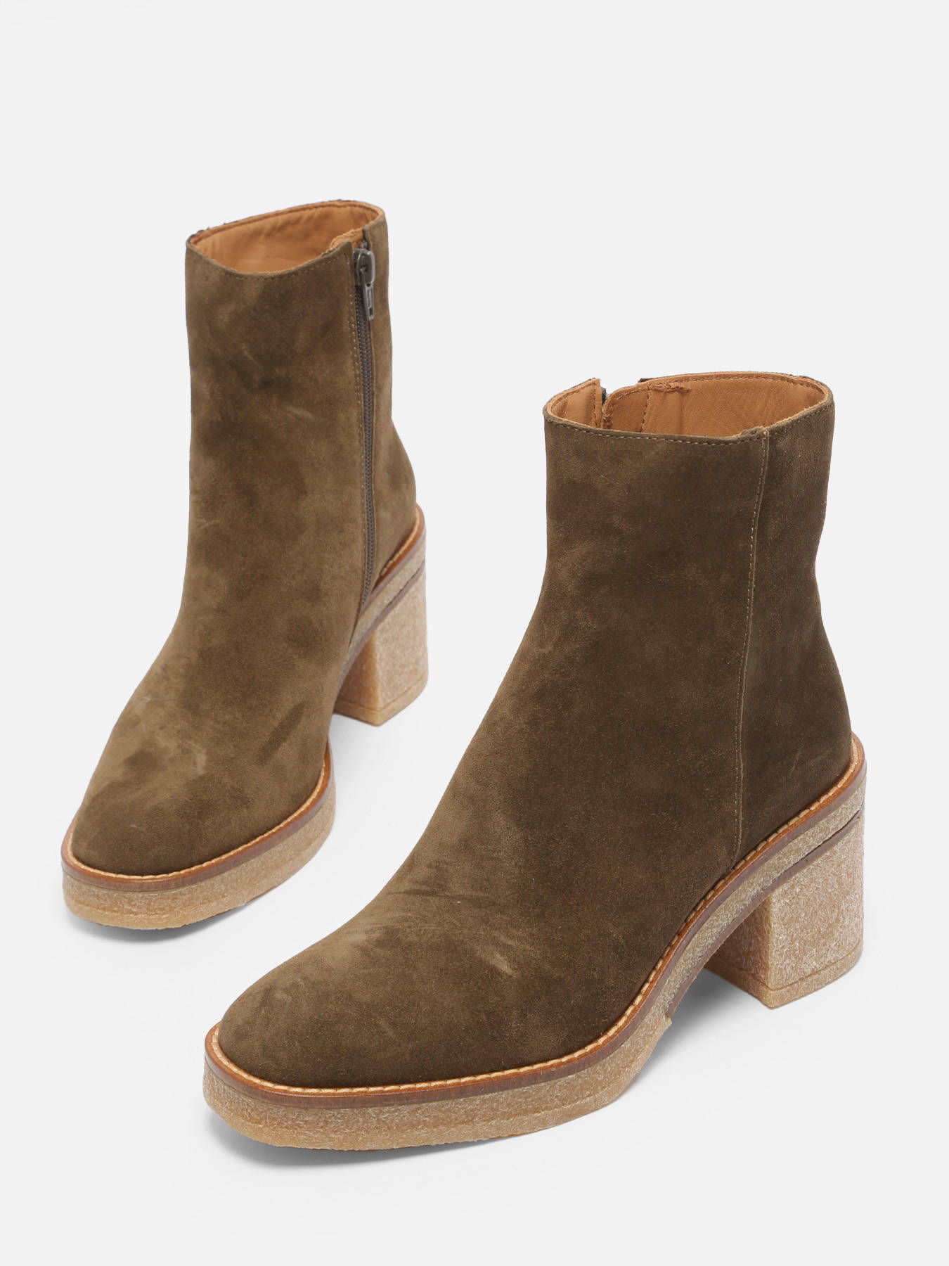 Bottines  talon Janis en cuir ALPE