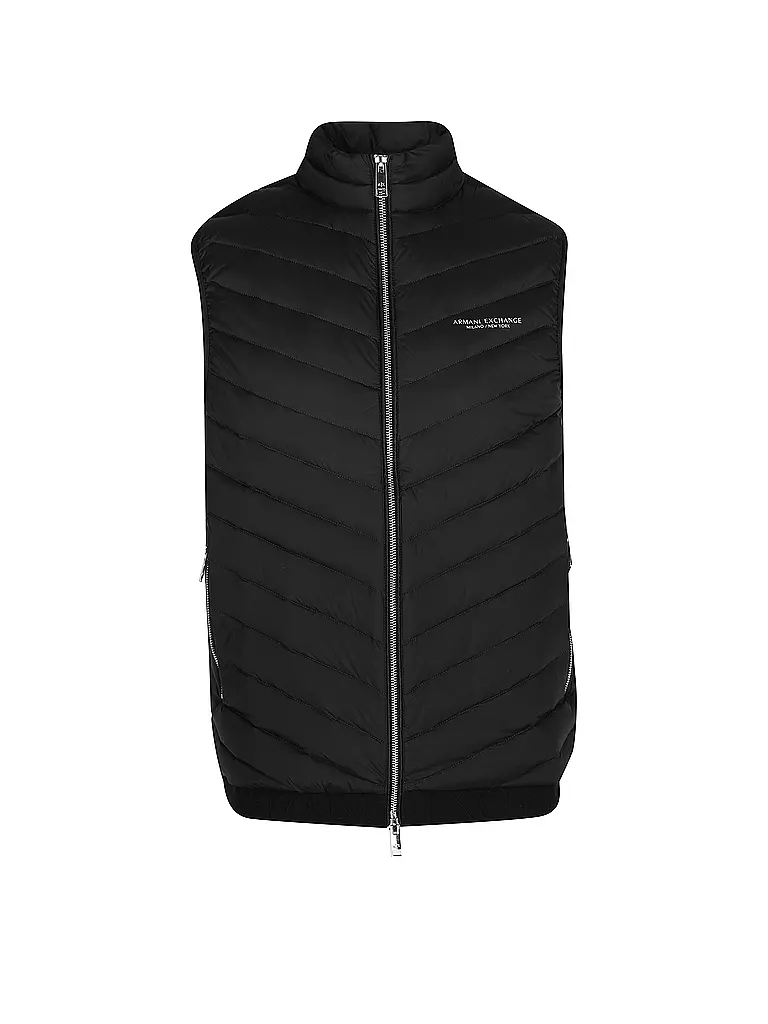 ARMANI EXCHANGE Daunensteppgilet schwarz