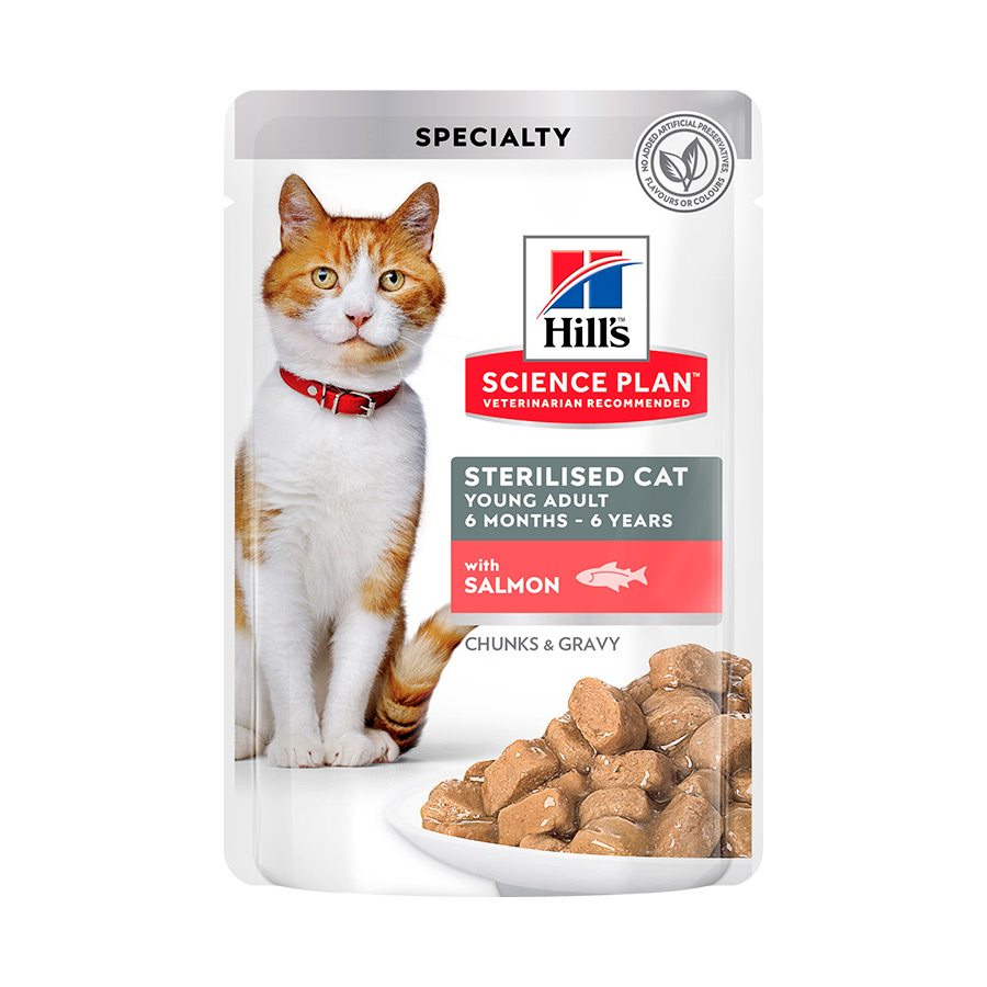Hill's Science Plan Salmão jovem adulto esterilizado para gatos