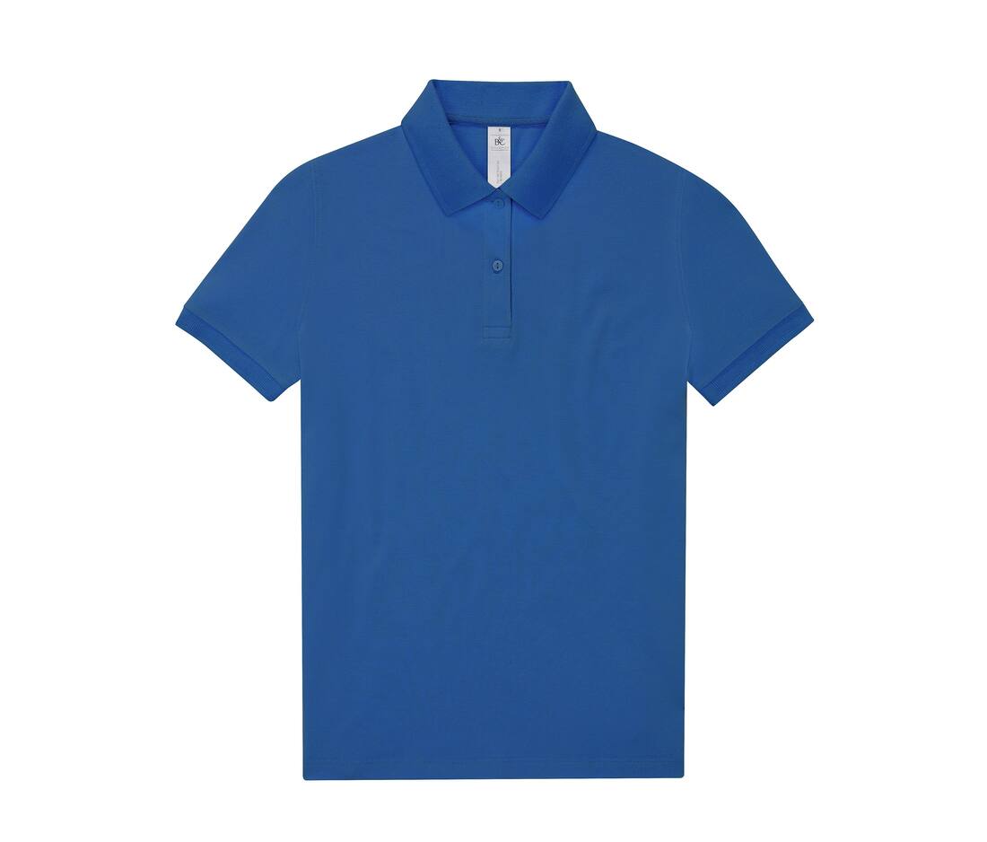 B&C BCW461 - Polo Femme Élégant en Coton Pré-Rétréci