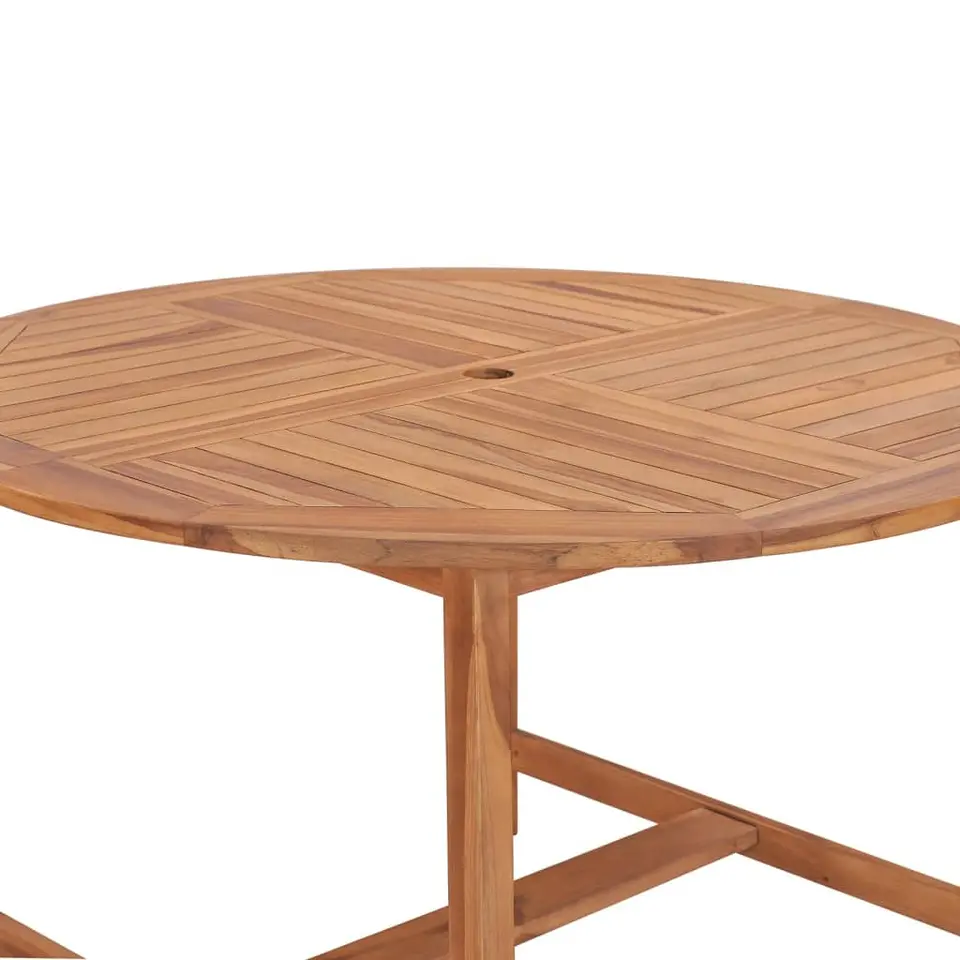 vidaXL - Tuintafel - Bruin - Hout