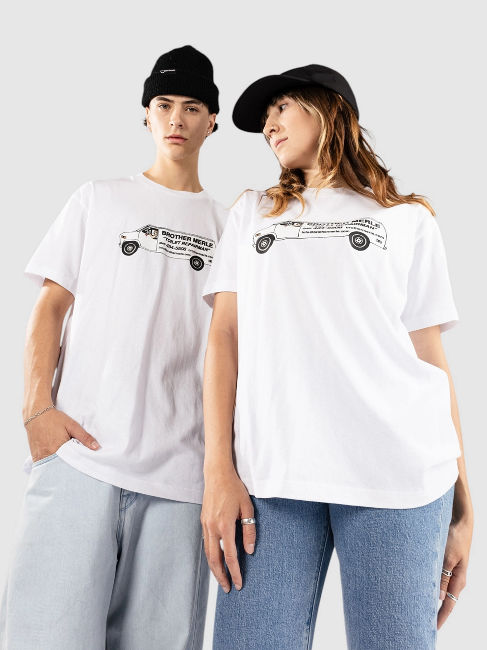 Brother Merle Van T-Shirt white