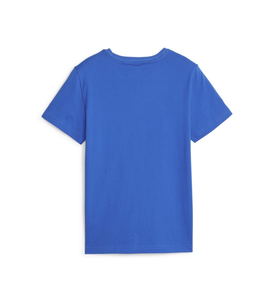 Puma Camiseta Essentials+ Two-Tone Logo azul