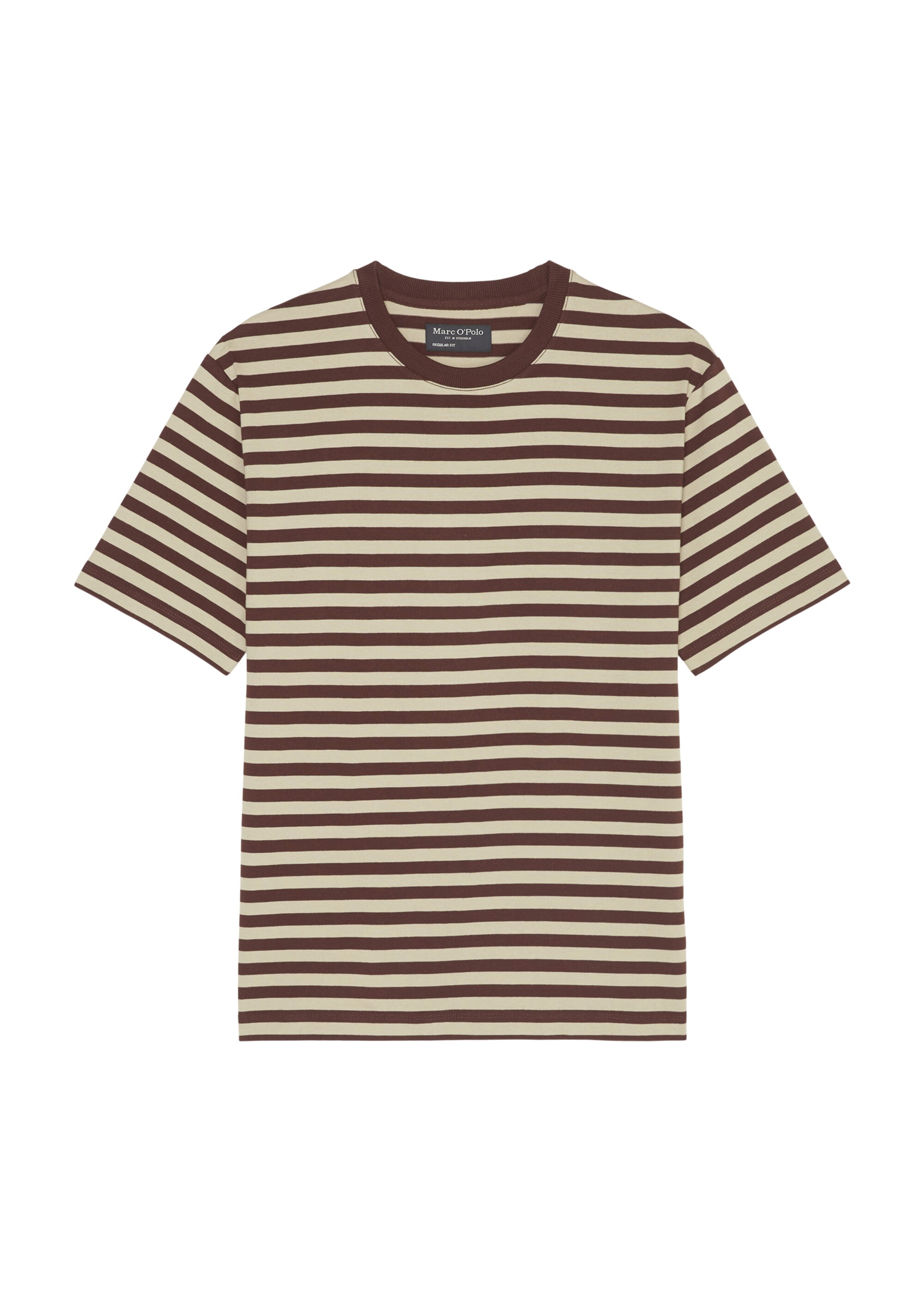 Gestreiftes T-Shirt regular in schwerer Heavy-Jersey-Qualität