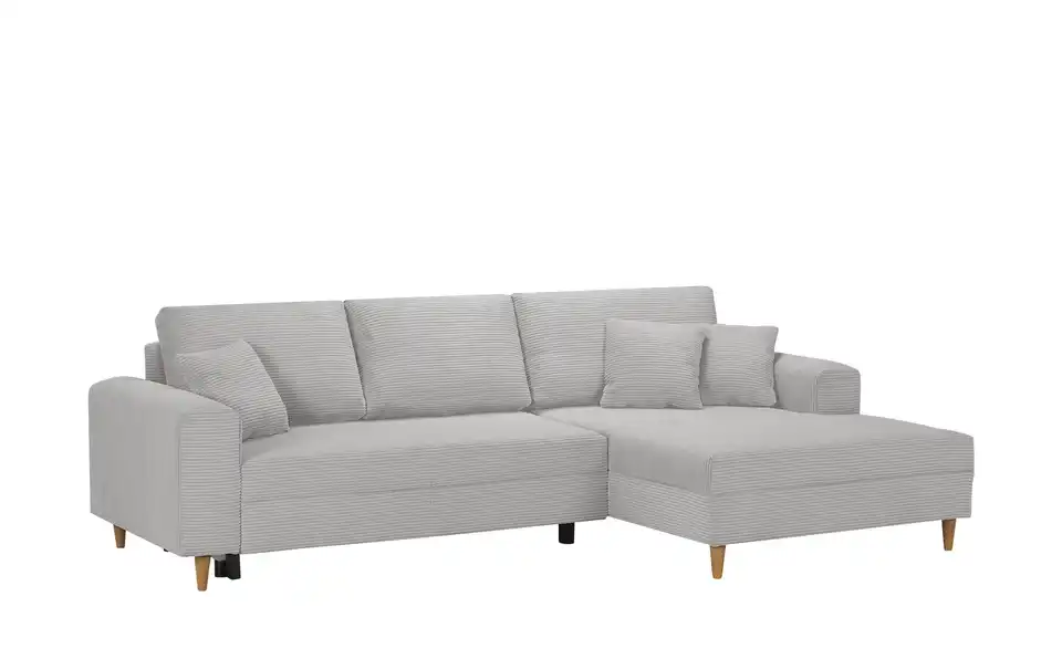 Ecksofa Bern Hellgrau rechts