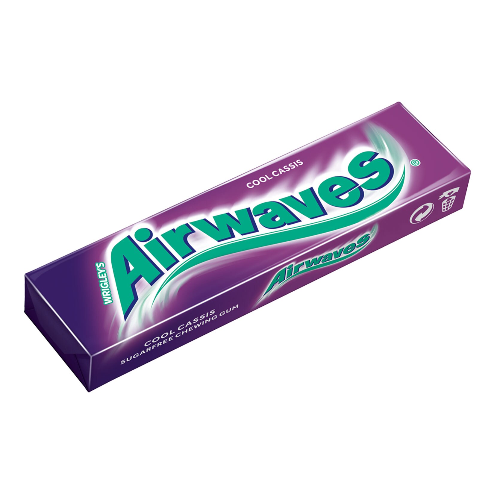 Wrigley's Airwaves Kaugummi Cool Cassis zuckerfrei 12 Stück, 30er Pack