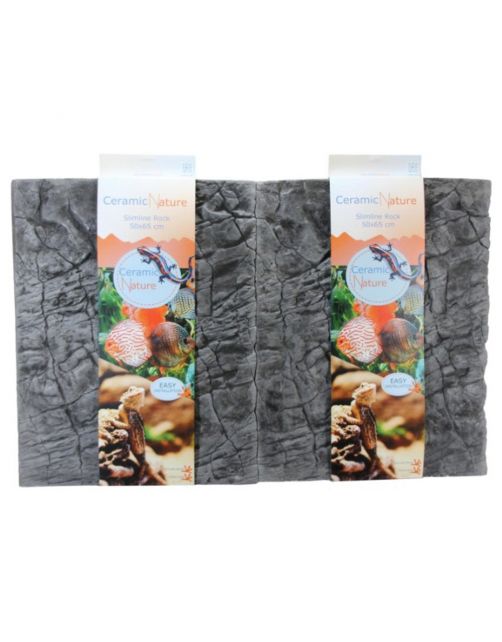 Ceramicnature Cn Slimline Rock Oxford Grey Grijs - Aquarium - Achterwand