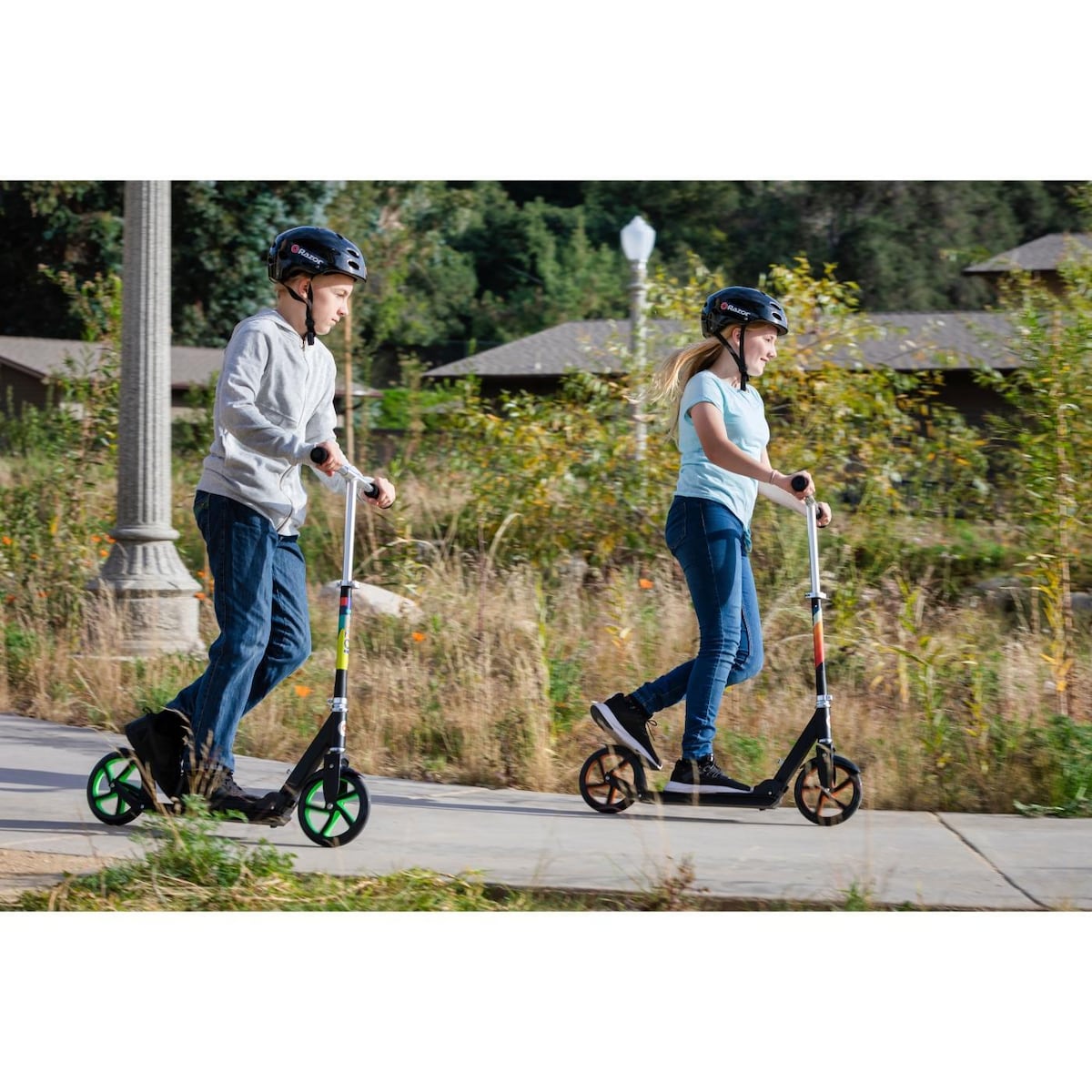 A5 Lux Light Up Scooter - Gree